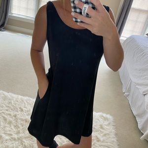 Black swing dress